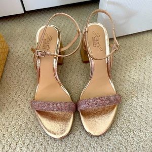 Rose Gold Jewel Badgley Mischka Shoes